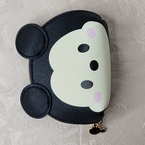 Disney Tsum Tsum Mickey Mouse head shaped coin change purse wallet pouch